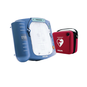 Philips Heartstart HS1 AED met groene tas