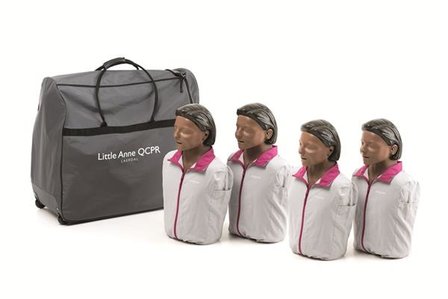 Little Anne QCPR 4-pack, donkere huid